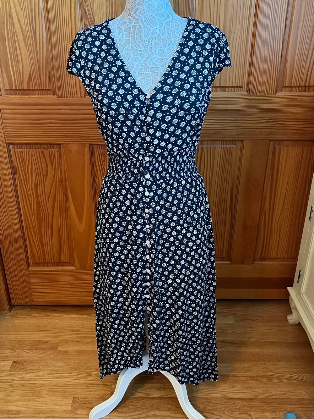 Bebop Button Up Tee Shirt Dress